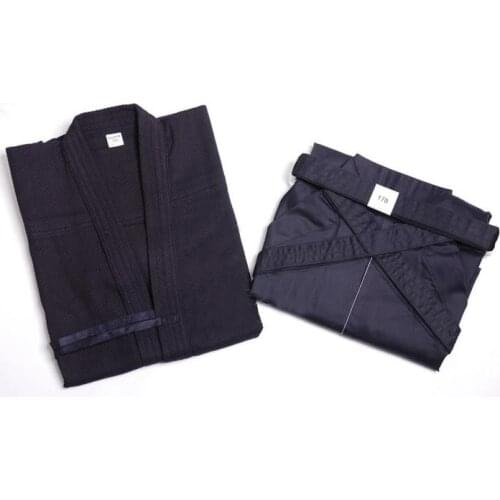 UNISEX Japanese Dobok Kendo uniforms hakama suits hapkido martial arts clothing sets Iaido Aikido Hapkido red/blue/black