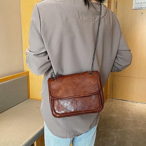 2021 Women Bags Summer Retro PU Crossbody Bag Messenger Bag Western Style Purses And Handbag For Women Travel Handbags