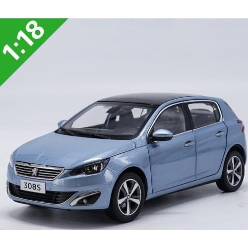 1:18 High Meticulous PEUGEOT 308S Alloy Model Car Static Metal Model Vehicles With Original Box