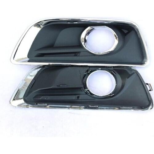 For Chevrolet Malibu 2012-2015 1Pair Fog Light Grills Honeycomb Mesh Fog Car Front Bumper Light Grills in Racing Grills ABS