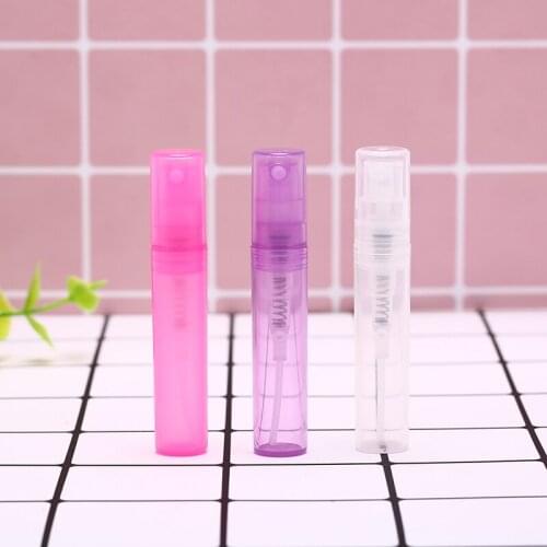 1PC 3ml Spray Bottle Plastic Transparent Small Empty Spray Bottle for Make Up Skin Care Refillable Bottle
