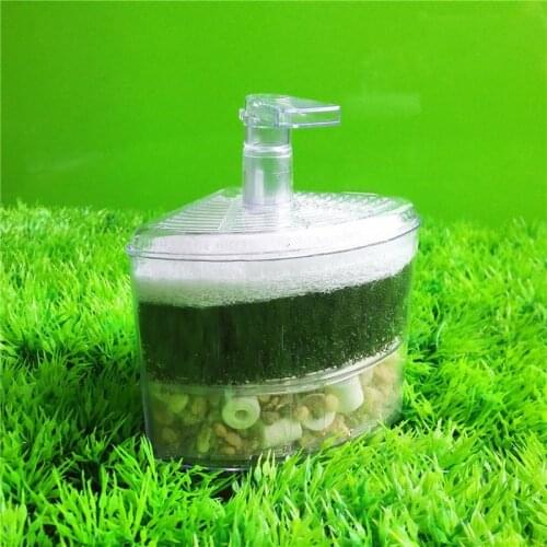 1Pc Aquarium Air Driven Bio Corner Filter Sponge Fry Shrimp Nano Fish Tank Aquarium 10*8*12 cm