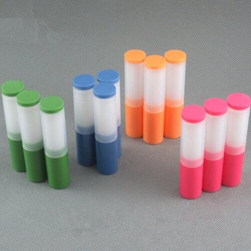 10/20/30/50pcs Free Shipping 4g Empty Lip Gross Container Lipstick Tube DIY Container 4ml Lip Balm Tubes plstic Lipstick Tube