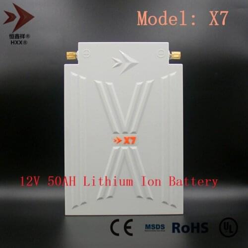 12V 50AH Lithium Ion Battery Waterproof with LCD Built 3 String BMS 50A Discharge Camping Fishing Backpower PC Mobile Power
