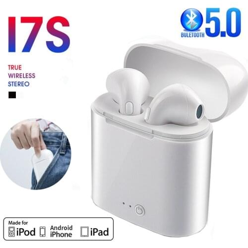I7s Tws Wireless Headphones Sports Earbuds Handsfree In Ear Bluetooth Earphones Music Headset Works on All Smartphones Goophone