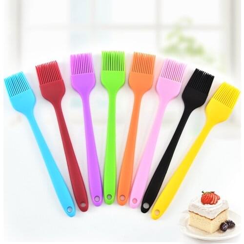 Large Silicone Spatula Barbeque Brush Cooking BBQ Heat Resistant Oil Condiment Brushes Kitchen Cake Baking Cooking Accessories