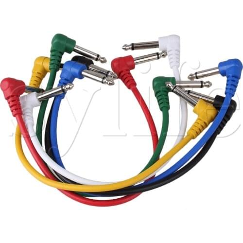 1 Set Effect Pedal Colorful Cables for Pedal Connecting