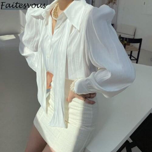 Faitesvous Womens Silk Shirts