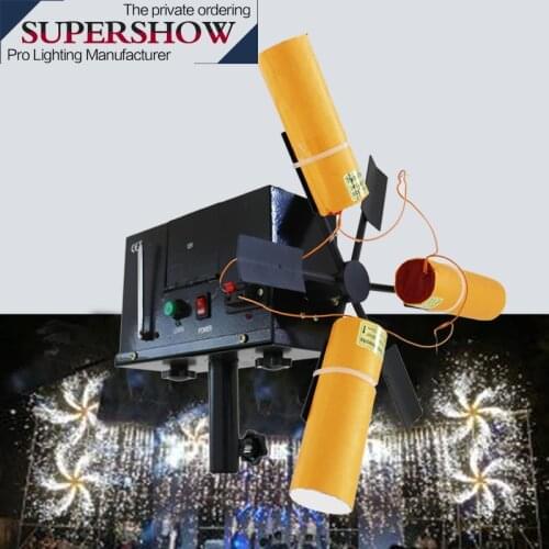 6 channels remote control Pyro Fountain single wheels Fireworks Stage firing system Pyrotechnics for wedding party stage show