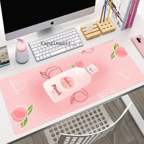 Kwaii Mouse Pad Gamer Pc Gaming Accessories Rug We Cute Bare Bear Desk Mat Anime Mausepad Mice Keyboards Computer Office Mice