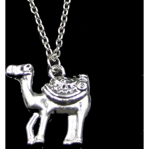 Fashion 23*24mm Camel Pendant Necklace Link Chain For Female Choker Necklace Creative Jewelry party Gift
