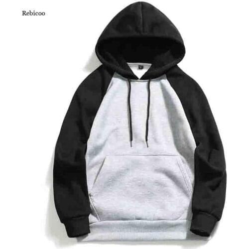 Fashion Brand Men Hoodies Top Autumn Male Splice Pullover Hoodies Mens Sweatshirts Hoodie Clothing
