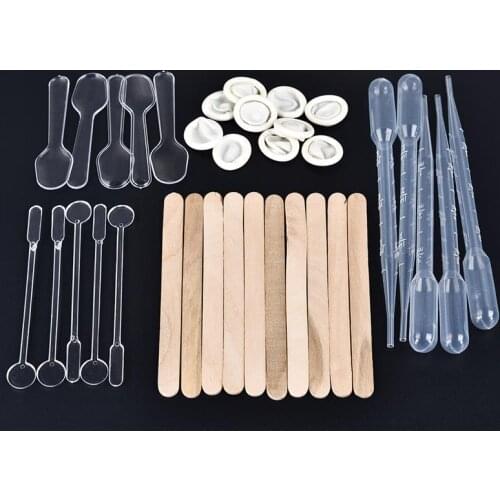 35pcs/set Resin Mold Tools Kit Dropper Stirring Rod Finger Cots For Diy Epoxy UV Resin Jewelry Making Tools