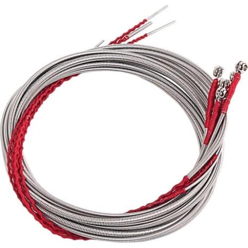 Set Of 5 Steel Strings for 5 String Bass Guitar Great Replacement Durable