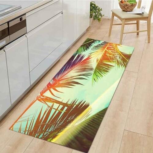 New Summer Scenery Doormat Kitchen Carpet Non-Slip Bath Mat Dust Removal Soft Durable Footpad Living Room Rug Home Decoration