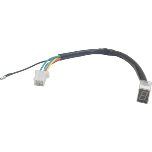 NEW Universal LED Digital Gear Indicator Motorcycle Display Shift Lever Sensor F19A