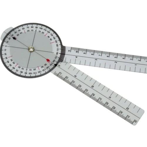 Professional 13 Inch Calibrated Goniometer Medical Joint Ruler 360 Degrees Range protractor angle measuring Tool 33cm