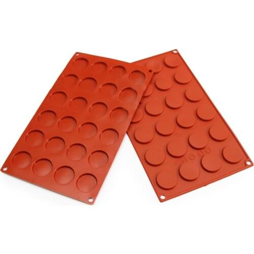 Rundes Stempelmodell Silicon-Kuchenform mit 24