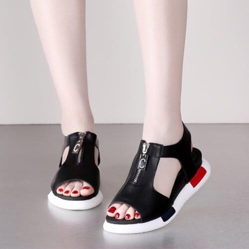 Sandals Women Summer 2021 Shoes Big Size 41 Female Casual Fashion Shoes Ankle Buckle Sandal Non-slip Beach Sandals