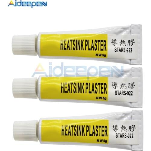 3PCS 5g*3 Star-922 GPU CPU Thermal Silicone Grease Compound Glue Cool Cooling Paste Heat For Heat Sink