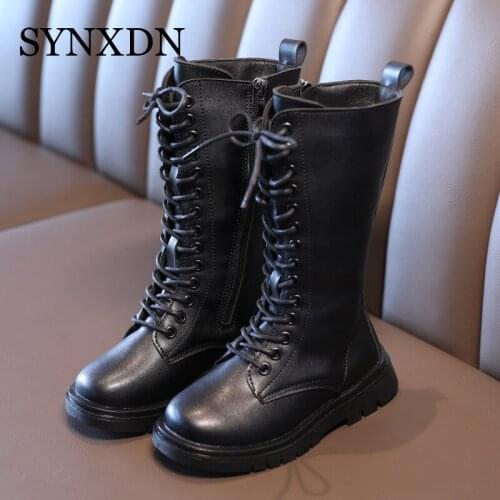 SYNXDN Boots For Girls