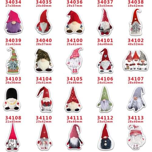 DIY Craft Supplies Halloween character printed flat back planar resins 30 pieces PR34034