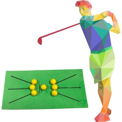 Golf Training Mat Swing Detection Batting Golf Practice Aid Training Hitting