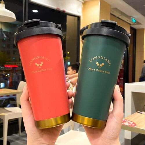 304 stainless steel vacuum cup mens high-grade household contracted portable tea cup children car coffee cup