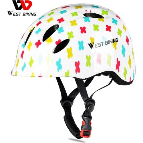 WEST BIKING Kids Helmet CPSC Certification Ultralight Children Safety Sports Cap Sports Childrens Protective Gear Bike Helmet