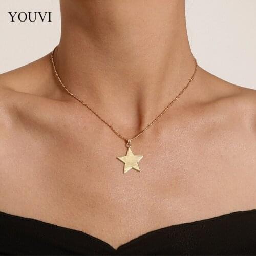 YOUVI New Arrival 2021 Fashion Sweet Girls Elegant Clavicle Chain Necklace For Women Party Choker Necklace Jewelry Charms