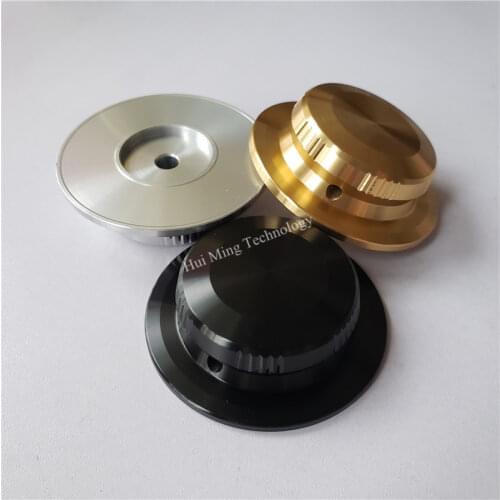 1pcs aluminum knob potentiometer 40*18 50*18 60*18 48*23*6MM Slotted cap type Volume knob switch cap for HI-FI amplifier