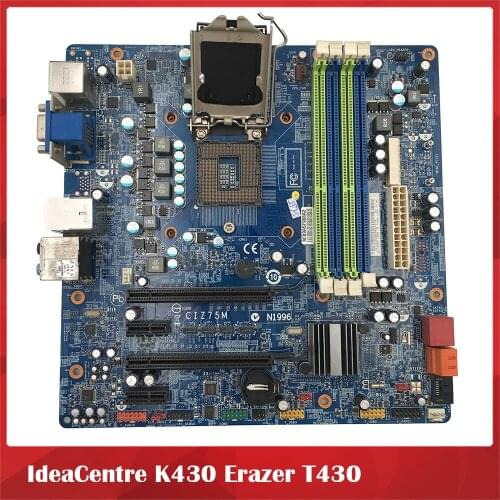 100% Working Desktop Motherboard For Lenovo IdeaCentre K430 Erazer T430 CIZ75M Z75 System Board Fully Tested