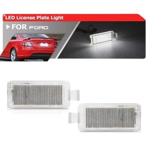 2x For Ford Falcon FG MKII X & XR BA BF Territory For Chevy Camaro 10-13 SMD White Canbus Led License Plate Lights Lamps