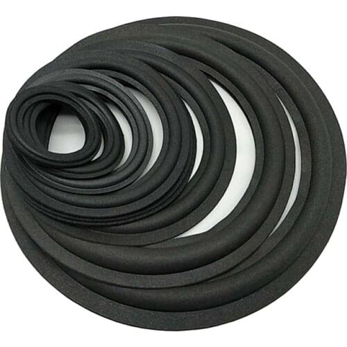 3-12 Inch Speaker Surround Rubber Woofer Edge Ring Foam Audio Repair
