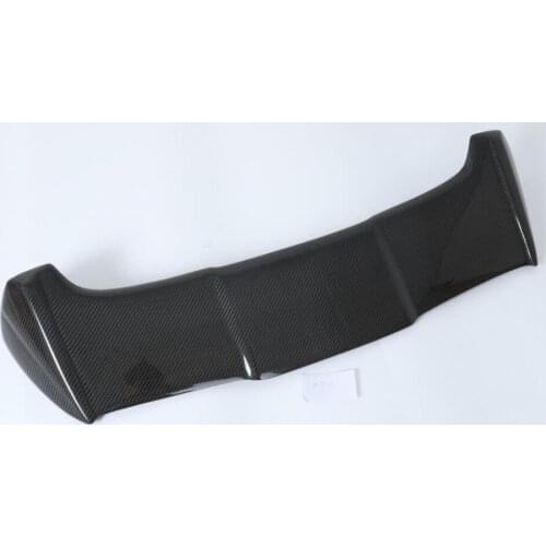 Carbon Fiber Car Rear Wing Trunk Lip Spoilers Fits For VW Volkswagen Polo 6 VI Hatchback GTI R 2013 - 2017