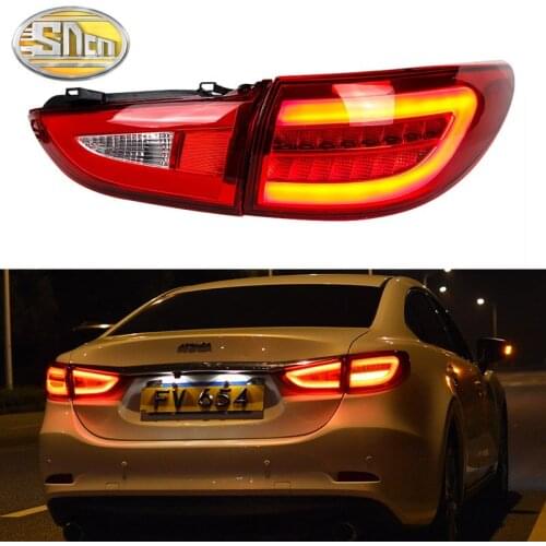 Car LED Taillight Tail Light For Mazda 6 2013 - 2018 Atenza Rear Running Light + Brake Light + Reverse Lamp + Turn Signal Light
