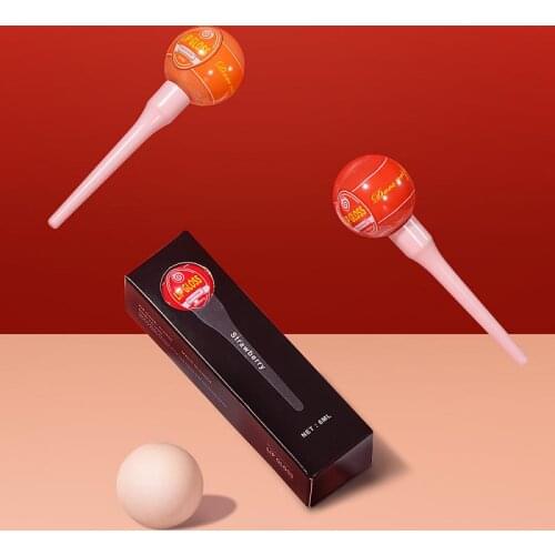 Velvet Matte Lip Glaze Natural Moisturizing Long Lasting No Fading Non-stick Cup Liquid Lipstick Creative Lollipop Shape TSLM2