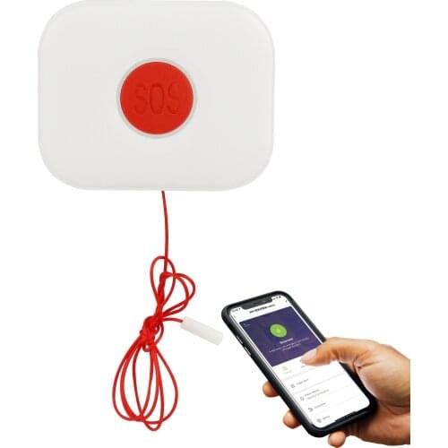 Wolf-Guard Tuya APP Wireless WIFI SOS Emergency Button Home Security Detector