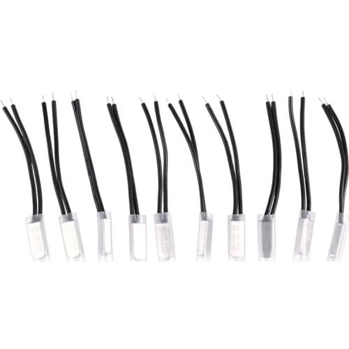 GTBL 10 Pcs Bimetal Temperature Control Switch Thermostat 80C N.C KSD9700