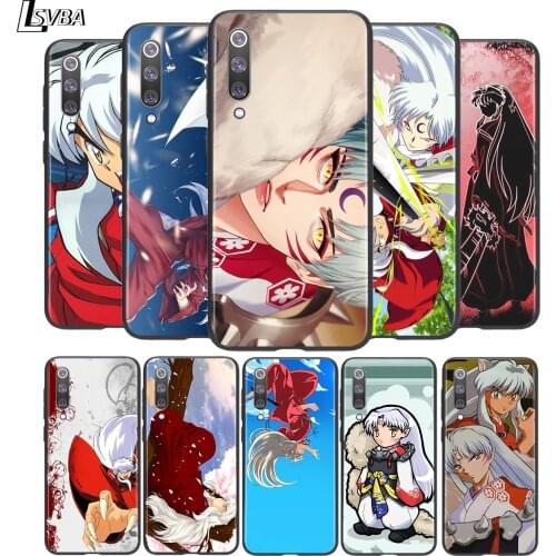 Anime Inuyasha Sesshoumaru For Xiaomi Mi 11i 11 10T 10 9T 9 A3 8 Lite CC9 SE Note10 Lite Ultra Pro Black Phone Case