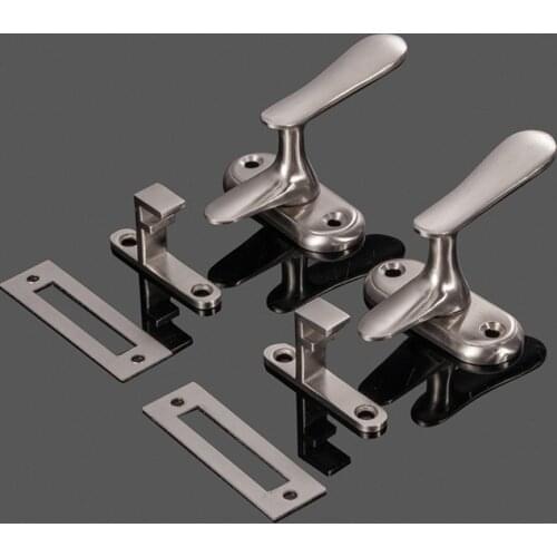 Door Latch Stainless Steel Door Bolt Window Gate Latch Sliding Door Lock Pull Ring Door Bolt Latch Lock