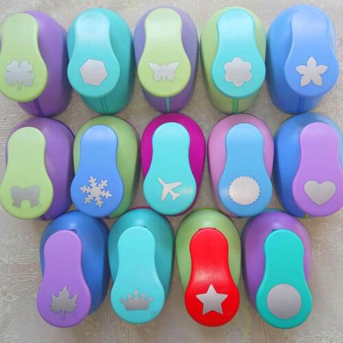 35mm Circle Heart Star Flower Leaf perforadora de papel paper foam craft punch Scrapbook puncher DIY hole punches