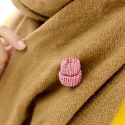 Cute Knitting Mini Hats DIY Craft Supplie Headwear Brooch Earring Decor Materials Jewelry Accessory Small Caps Christmas Gift