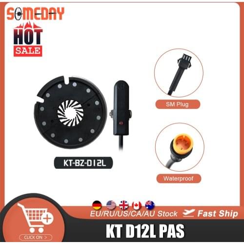 Kunteng KT-D12 Double Hall 12 Magents Pedal Assistant Sensor half-half Design Left PAS for Electric Bikes