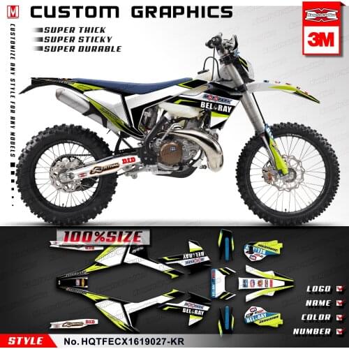 KUNGFU GRAPHICS Complete Sticker Kit Custom Vinyl Wraps for TE FE TX FX FS TC FC 125 300 350 450 2016 2017 2018 2019