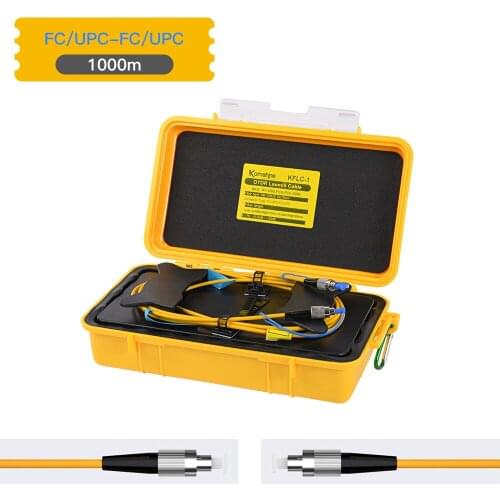 Singlemode Fiber Optical OTDR Launch Cable Box for 1000m OTDR Dead Zone Eliminator used with Fiber Optical OTDR FC UPC/ FC UPC