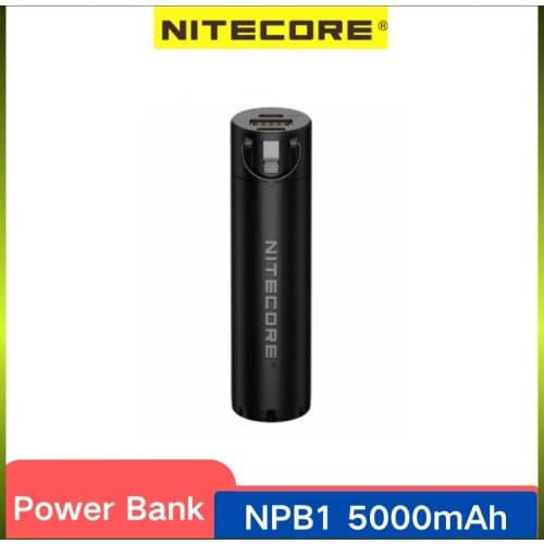 NITECORE NPB1 5000mAh Mobile Power Bank IP68 Rated Waterproof High Capacity QC3.0 Output Mobile Charger Certified by CE & FCC