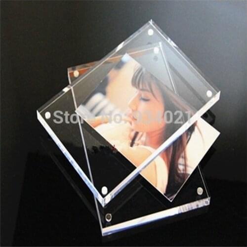 Clear Magnetic Acrylic Photo Frame 8" X 10" Plexiglass Picture Frame