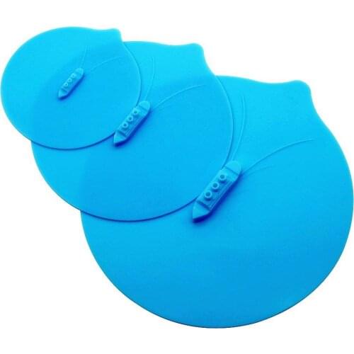 3 Size Silicone Pot Lid -silicone steam Ship Suction Seal Cover Bowl Pot Cup covers-Novelty Silicone Pot Lid Pan Kitchen Tools