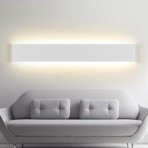 LED modern minimalist aluminum wall lamp living room bedroom bedside lamp aisle creative bathroom lens light WF1217322